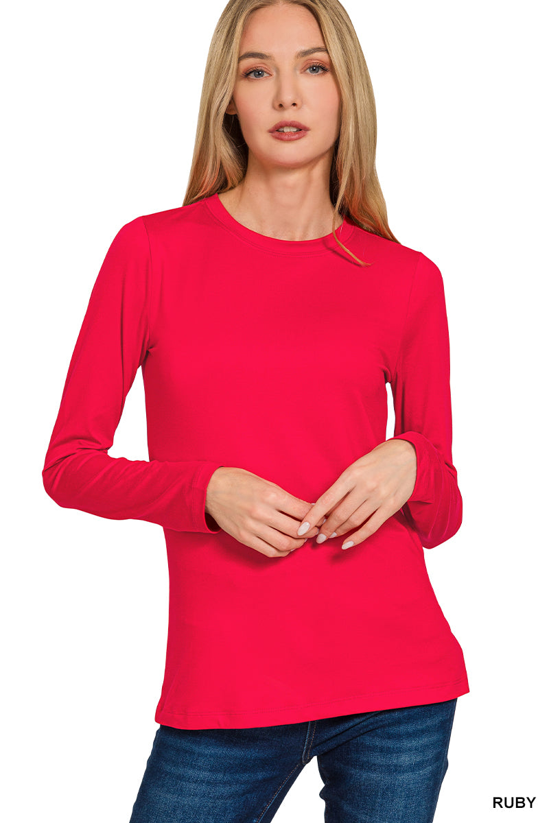 Microfiber Long Sleeve Tee