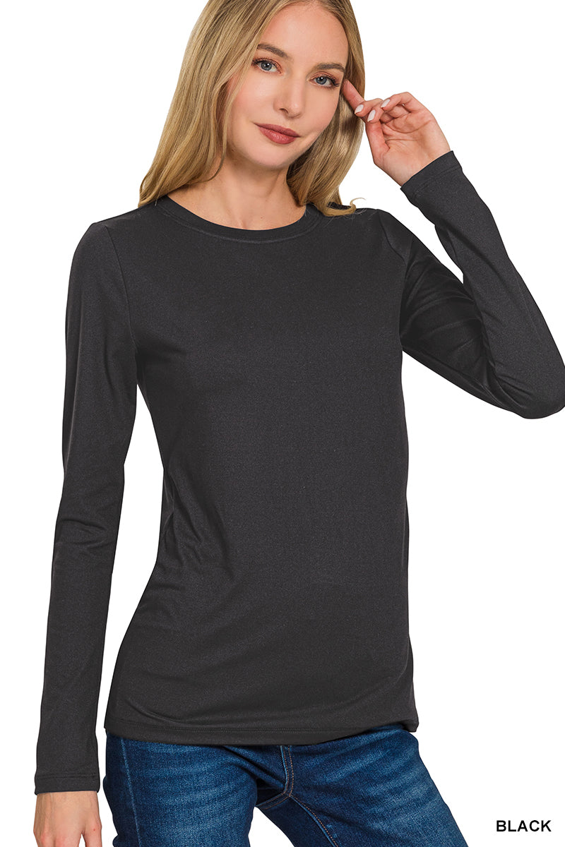 Microfiber Long Sleeve Tee