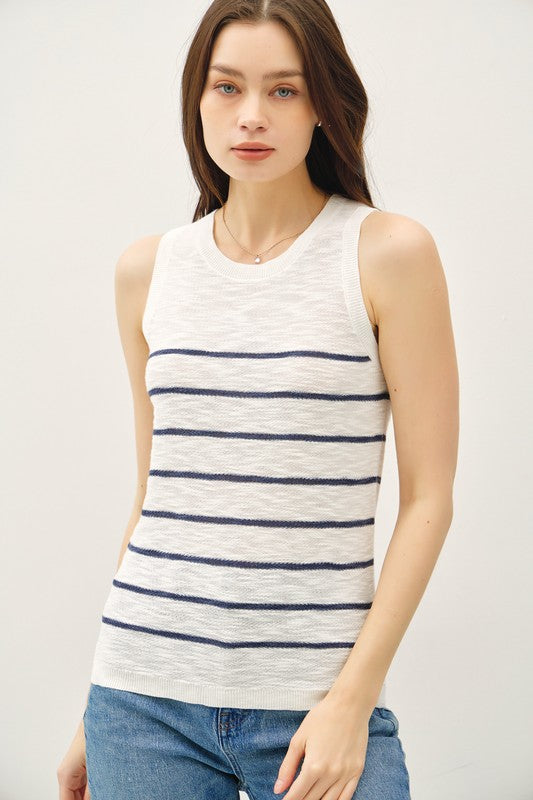 Striped Knit Tank