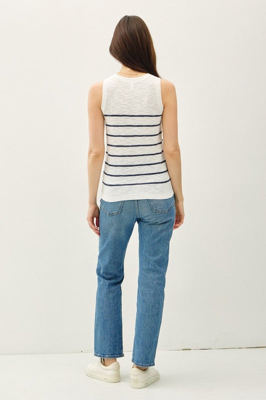 Striped Knit Tank