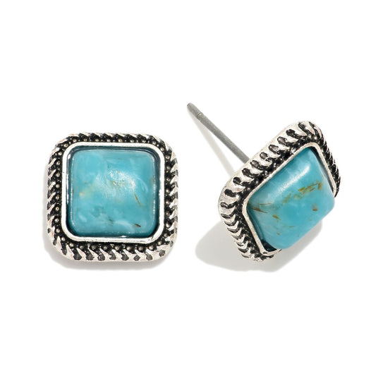 Turquoise Stud Earrings