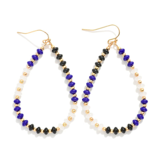 Beaded Teardrop Earrings