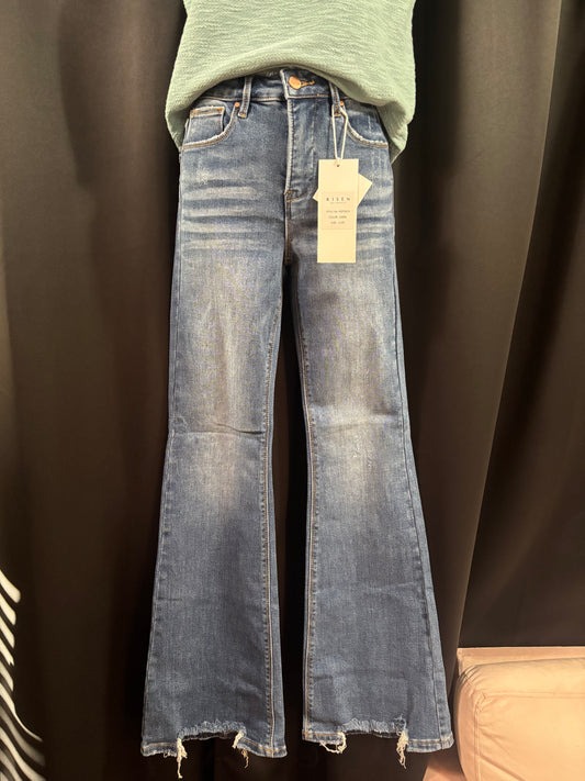 High Rise Flare Dark Wash Jeans