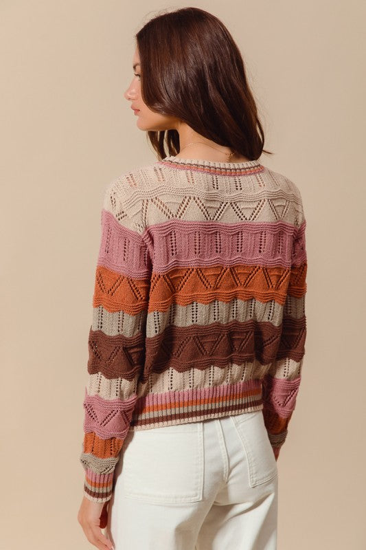 Wavy Stripe Sweater