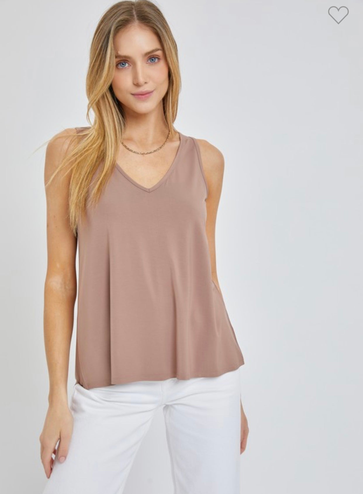 Bamboo V-neck Tank