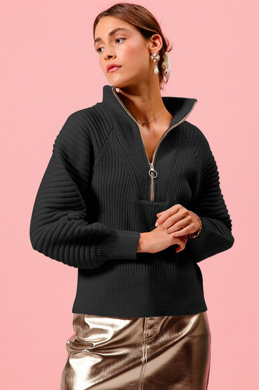 Ribbed Pullover