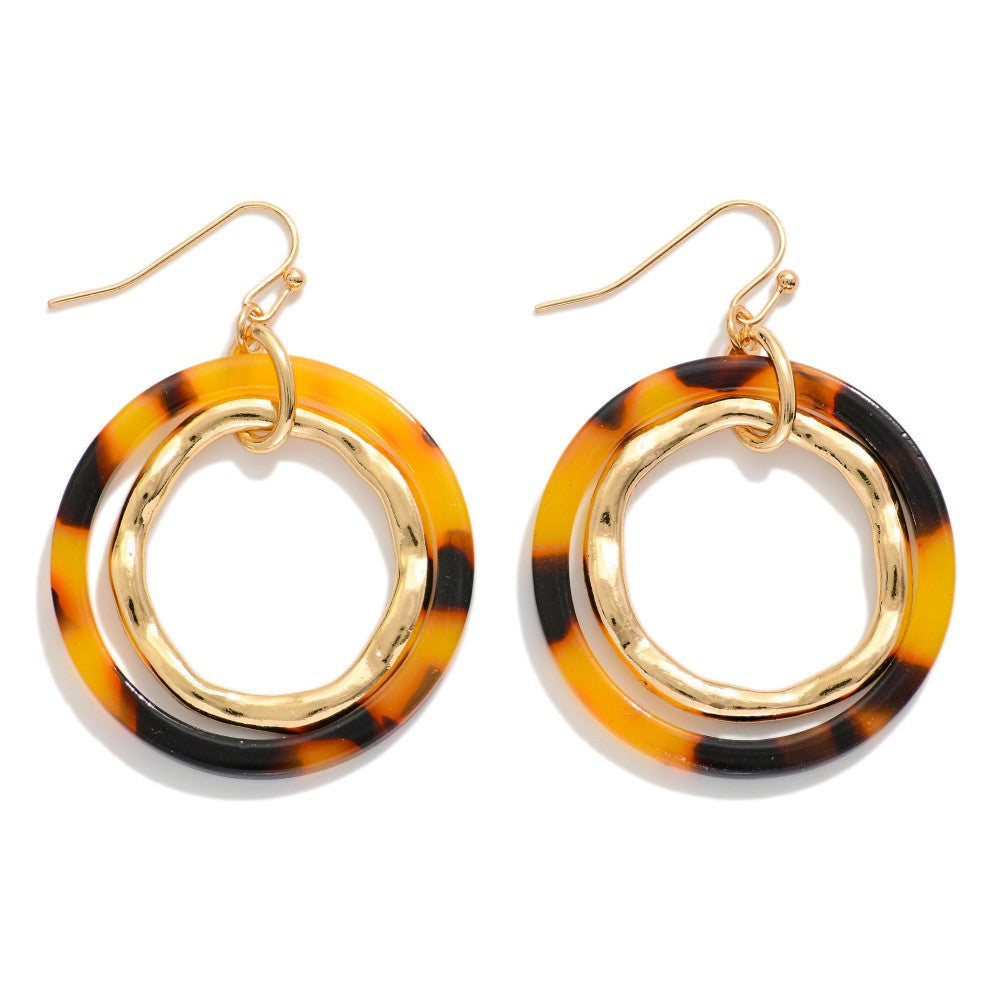 Acetate Hoop Earring