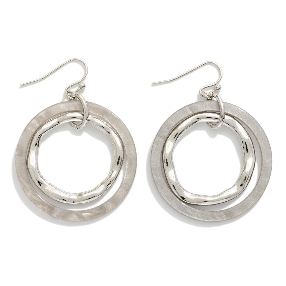 Acetate Hoop Earring