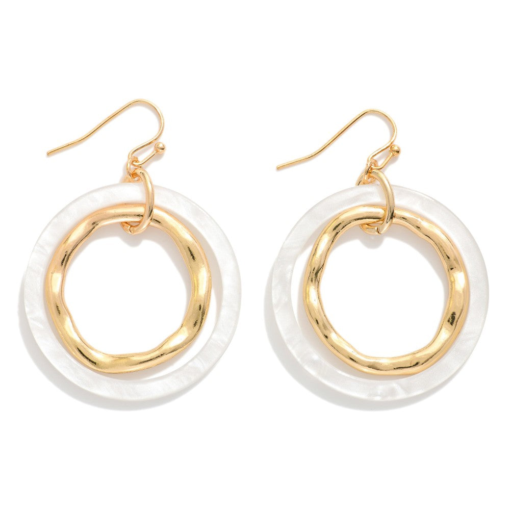 Acetate Hoop Earring