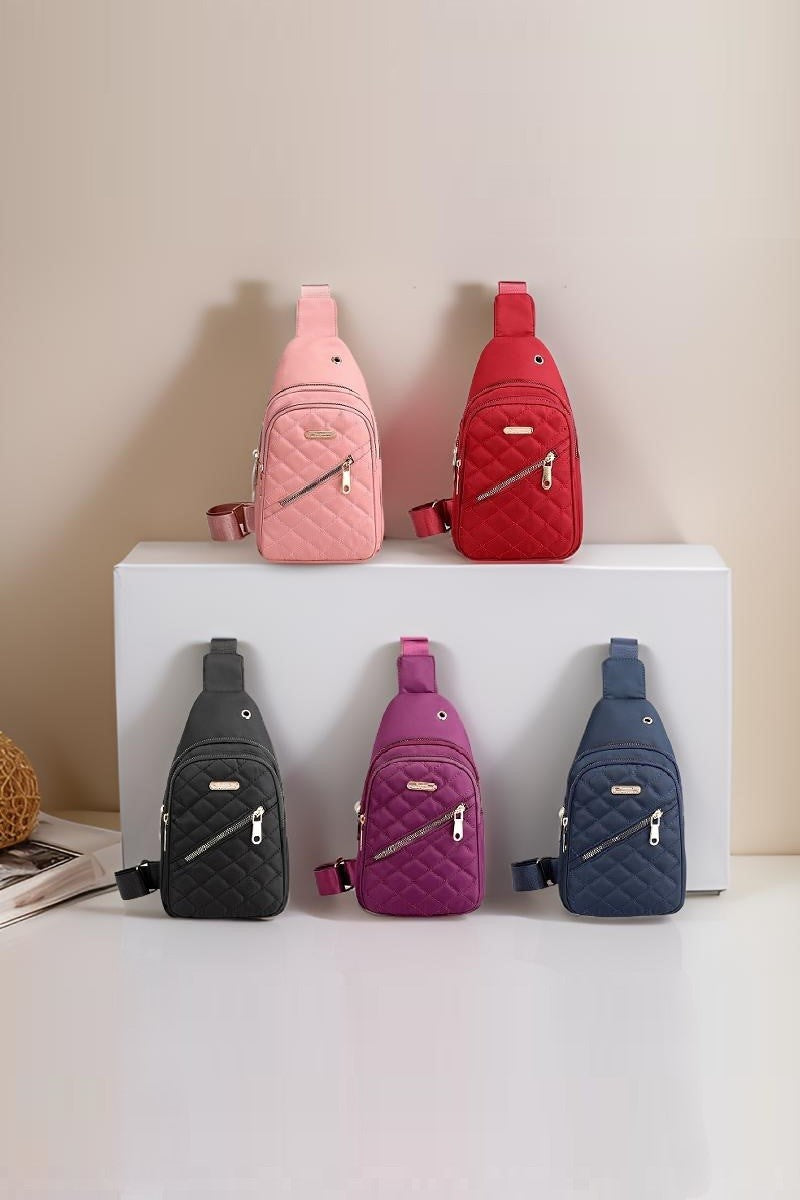 Quilted Crossbody Sling Bag