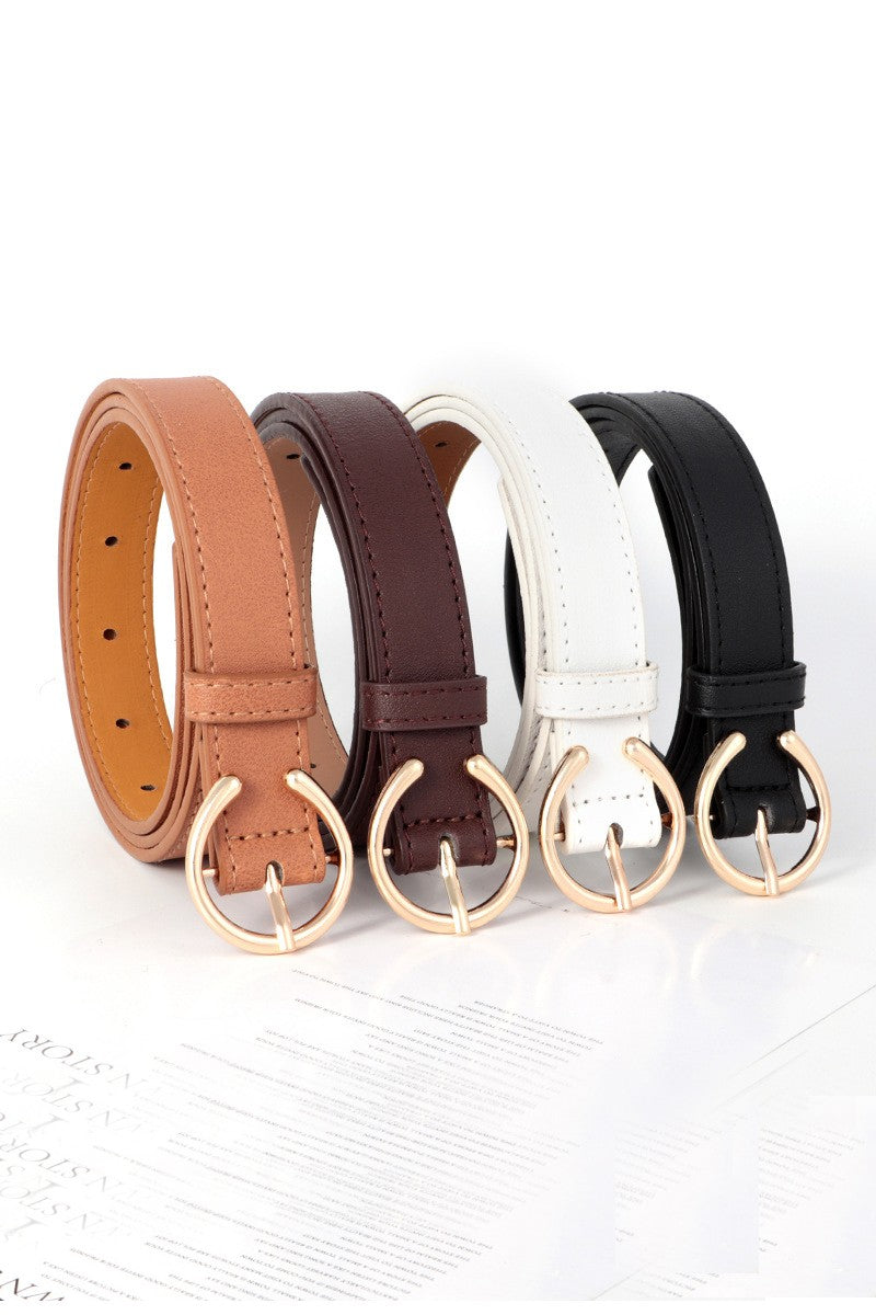 Open Circle Buckle Belt