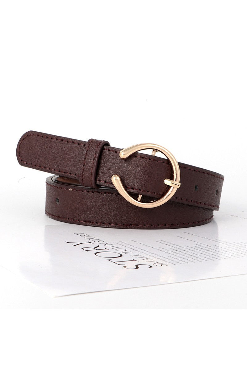 Open Circle Buckle Belt