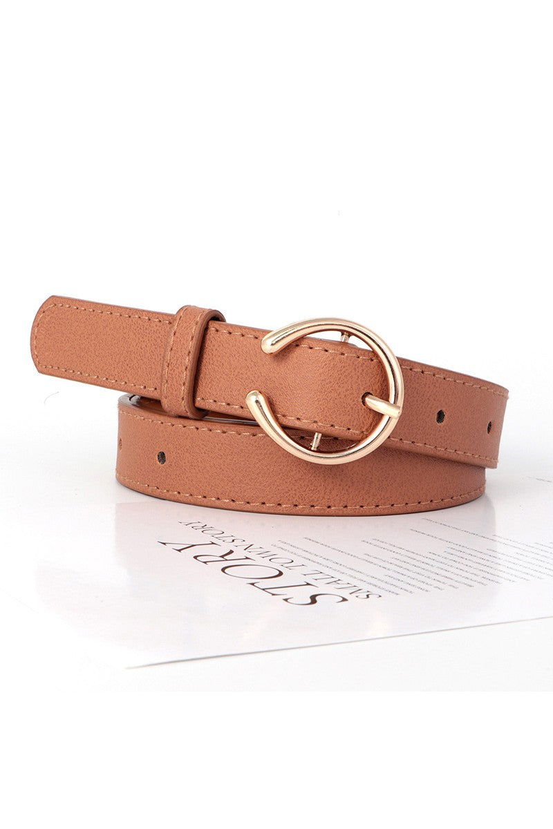 Open Circle Buckle Belt