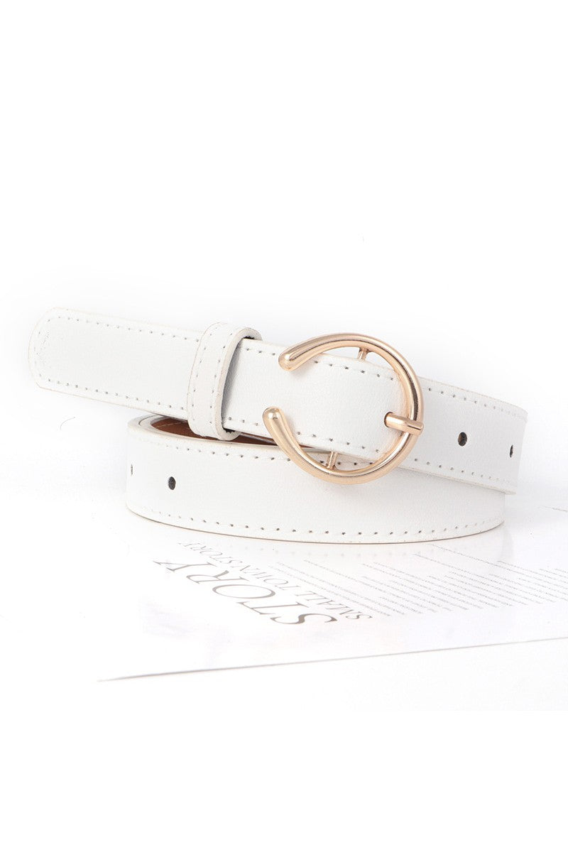 Open Circle Buckle Belt