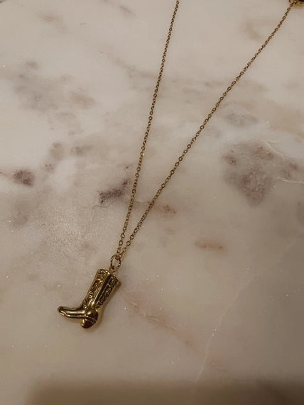 Boot Necklace