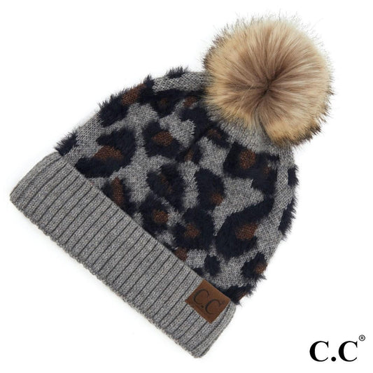 C.C. Leopard Beanie