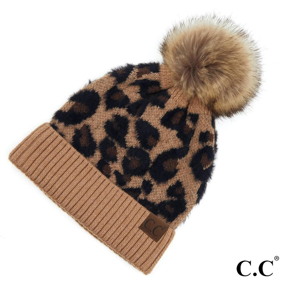 C.C. Leopard Beanie