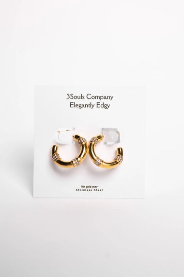 Diamond Hoop Earrings