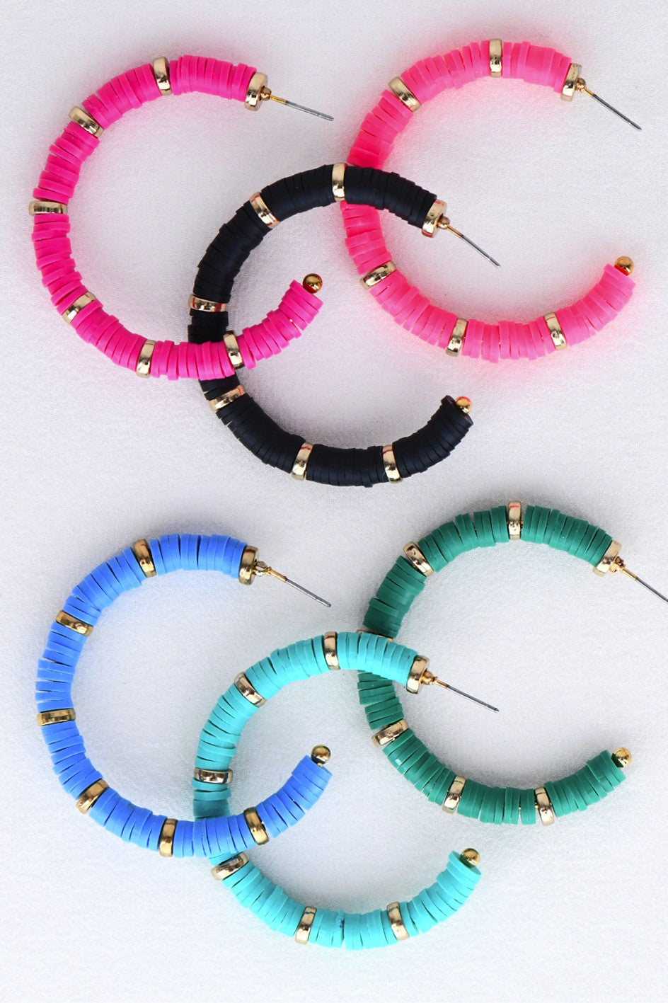 Disc Hoop Earring