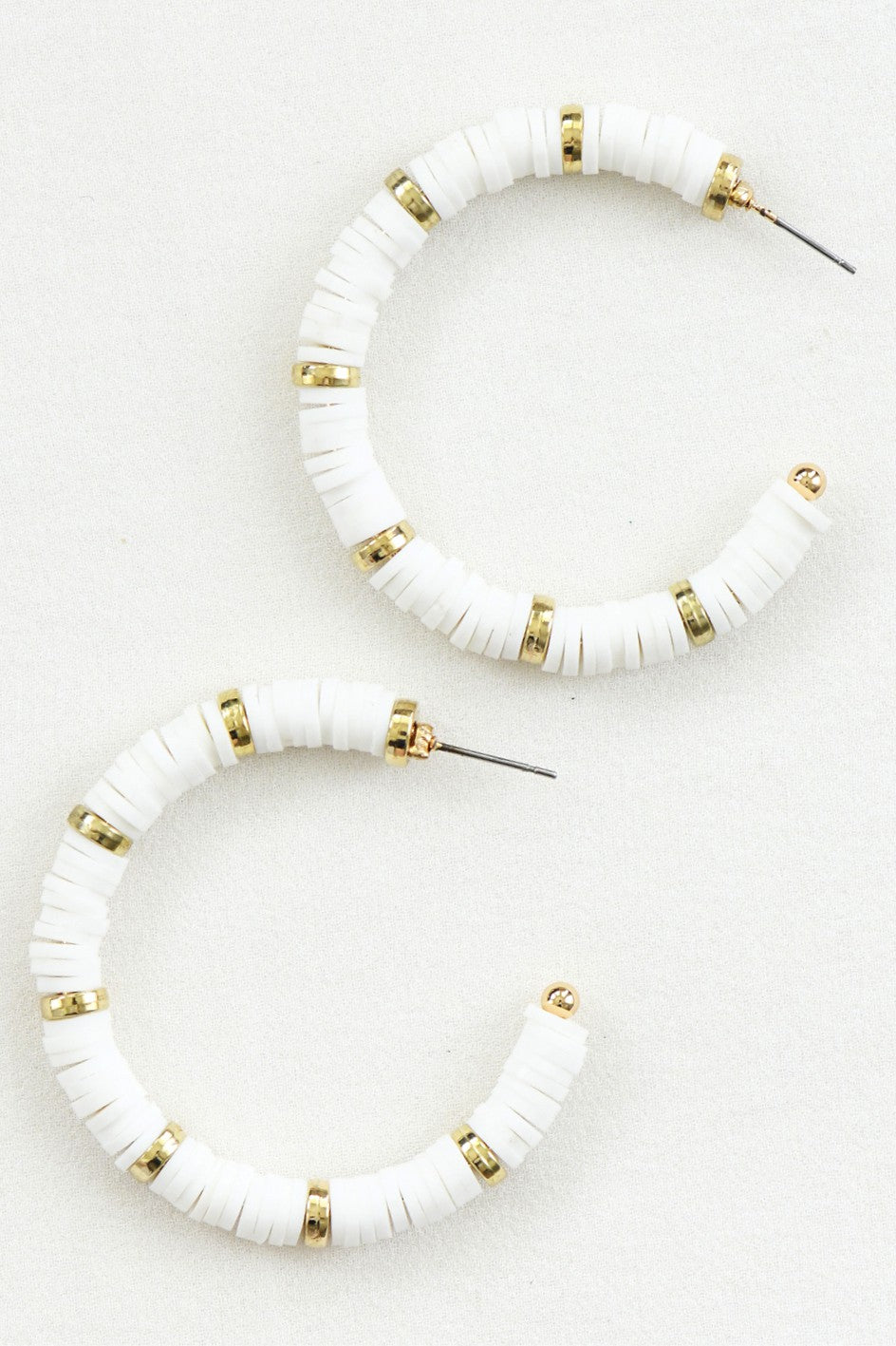 Disc Hoop Earring