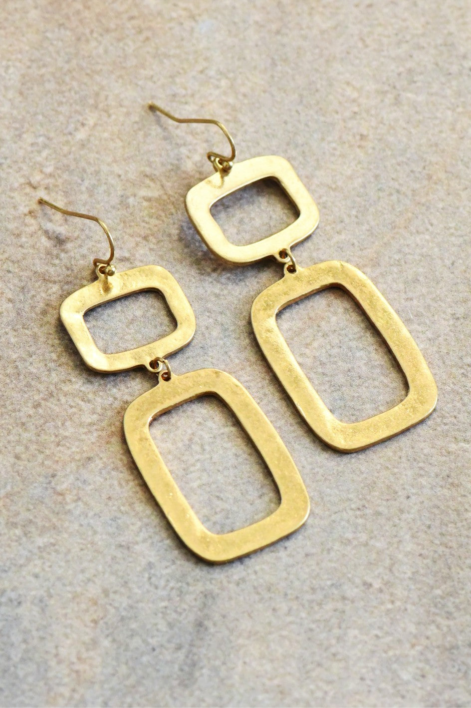 Metal Drop Earrings