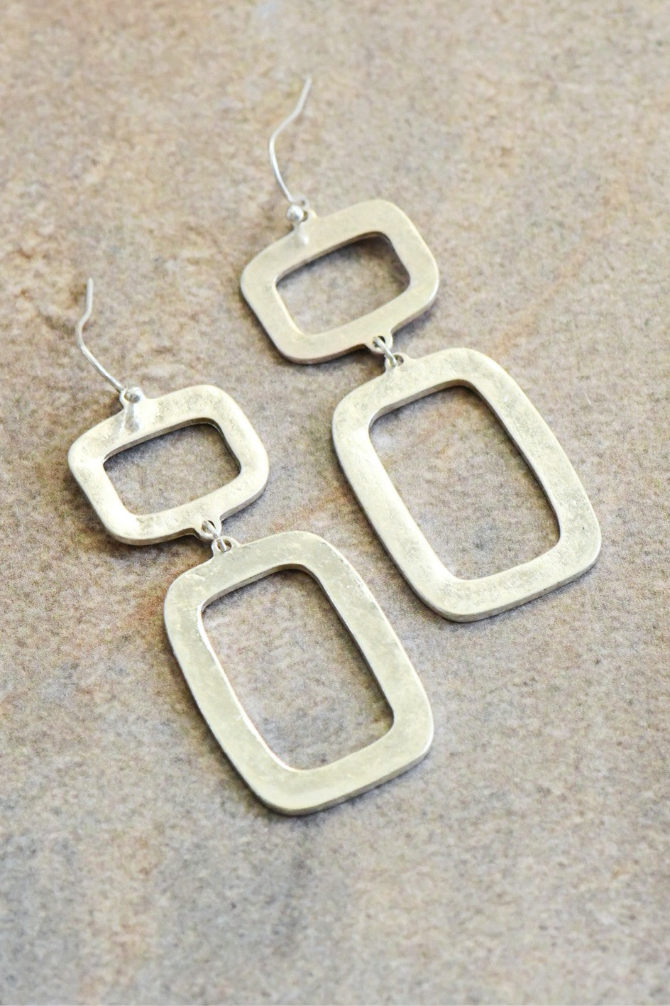 Metal Drop Earrings