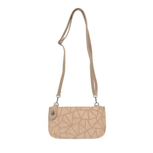 Geo Crossbody Wristlet Clutch