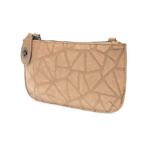 Geo Crossbody Wristlet Clutch