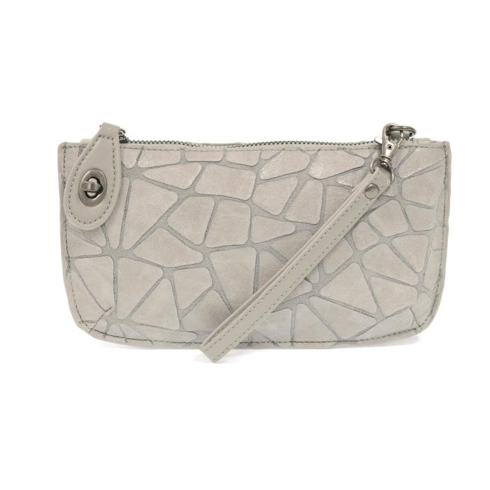 Geo Crossbody Wristlet Clutch