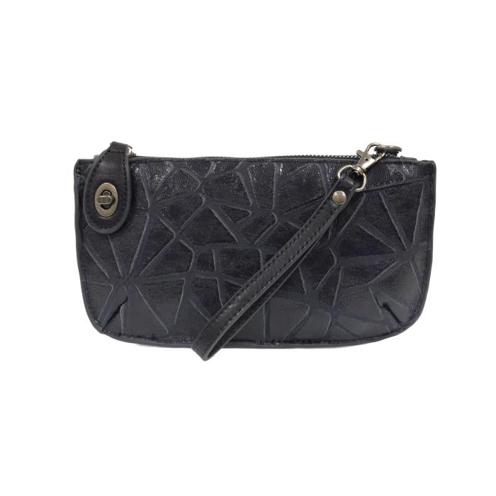 Geo Crossbody Wristlet Clutch