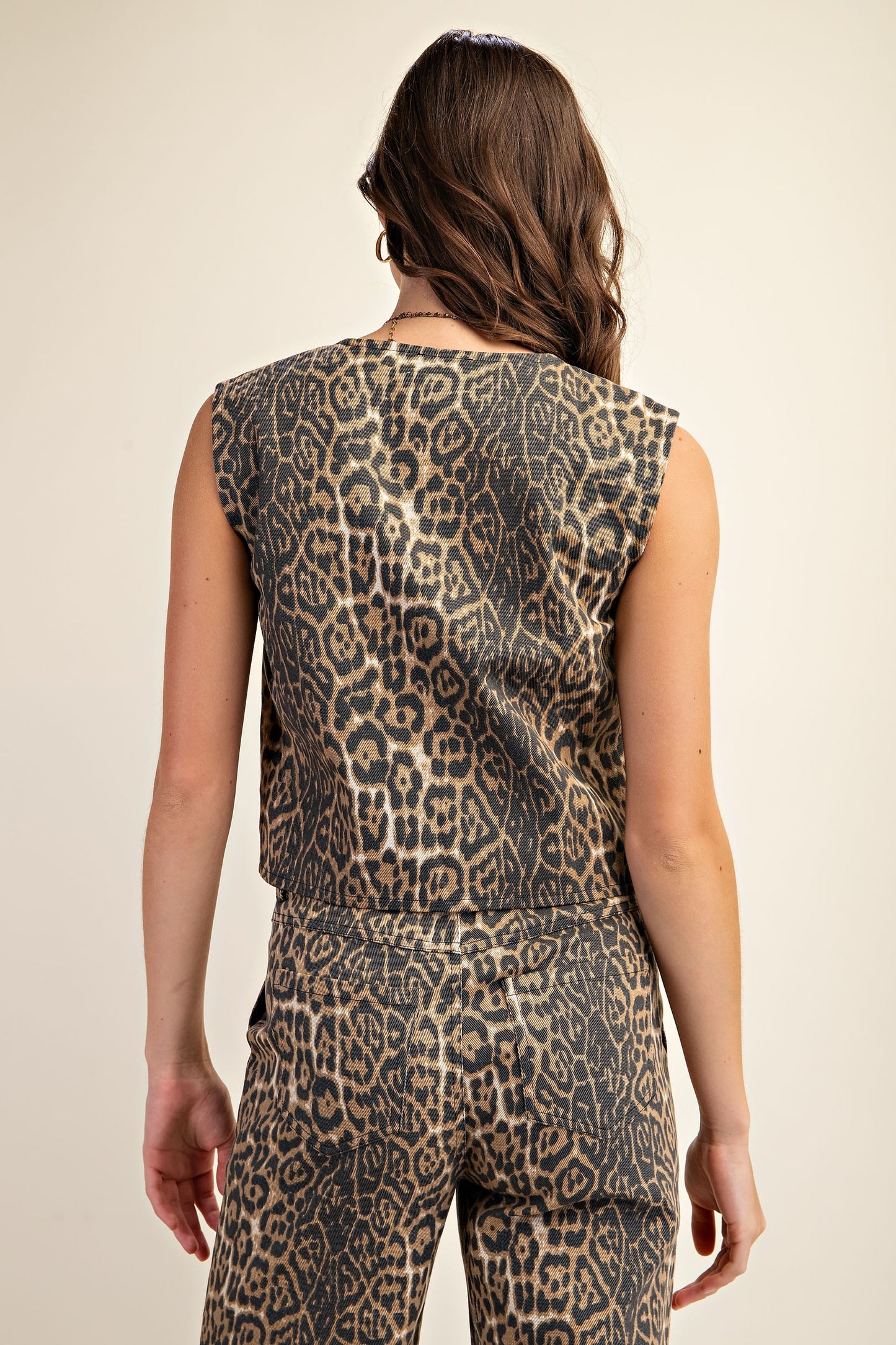 Leopard Vest