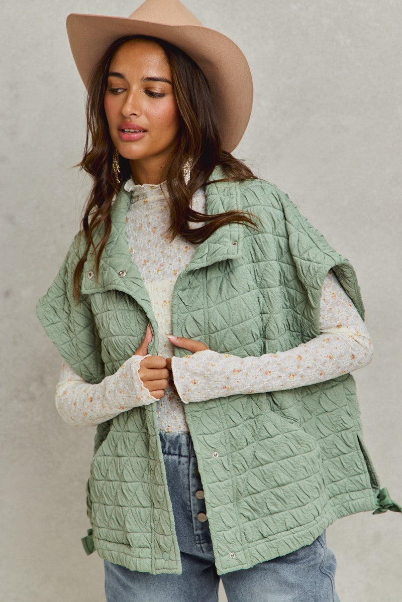 Oversized Sleeveless Vest
