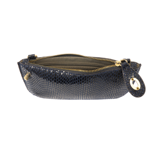 Python Mini Crossbody Wristlet Clutch