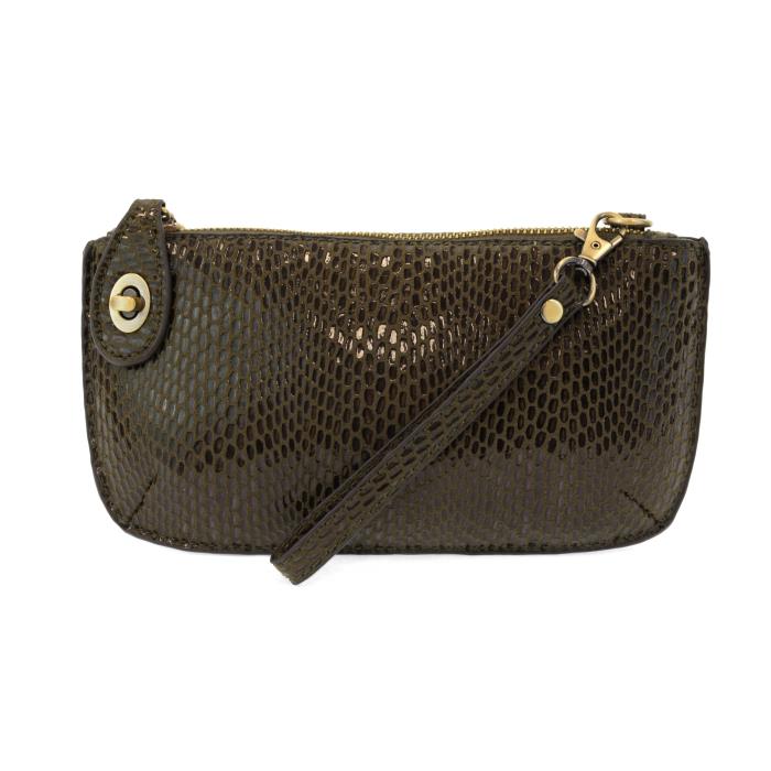 Python Mini Crossbody Wristlet Clutch