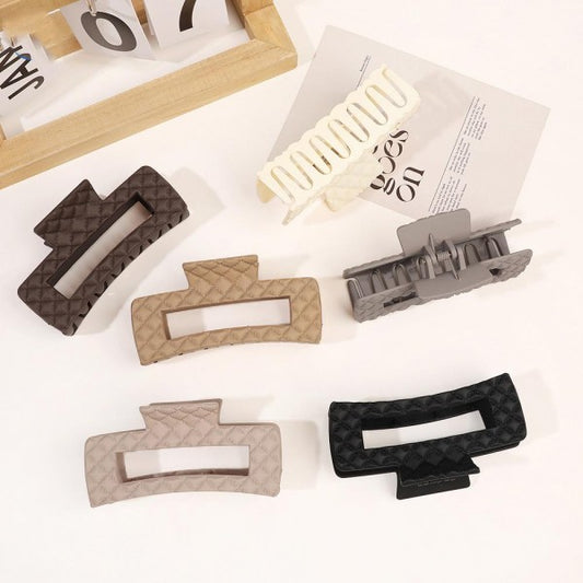 Quilted Claw Clip