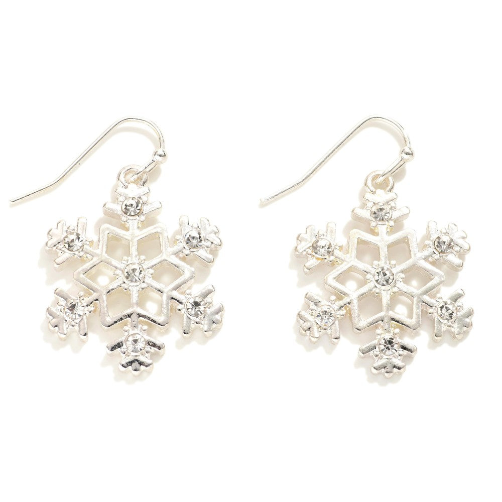 Snowflake Drop Earring