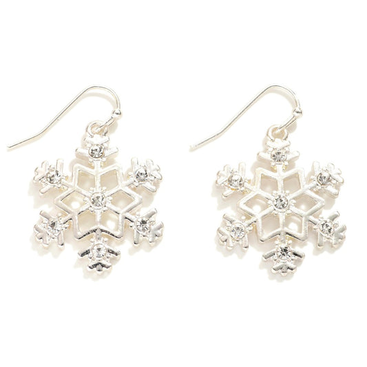 Snowflake Drop Earring