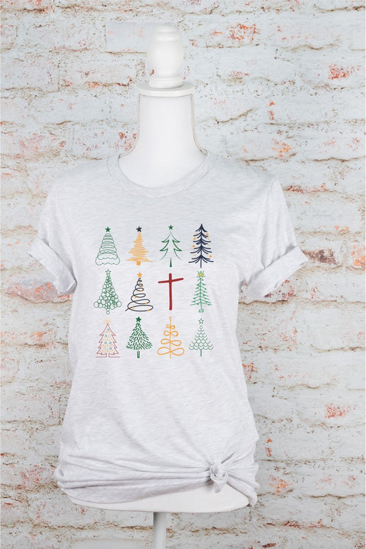 Christmas Tree Cross Tee