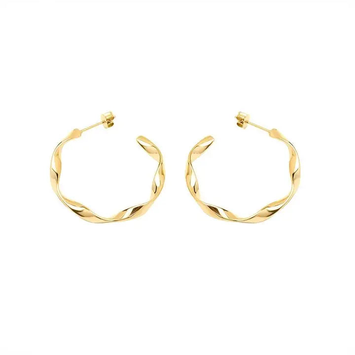 Twisted Hoop Earring