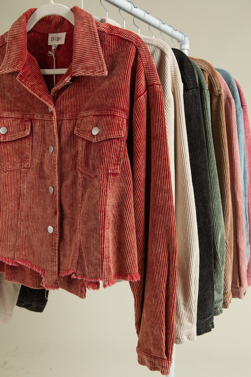 Vintage Washed Corduroy Jacket