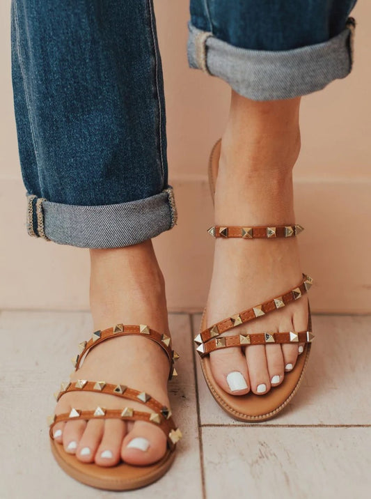 Strappy Sandals - Camel *FINAL SALE*