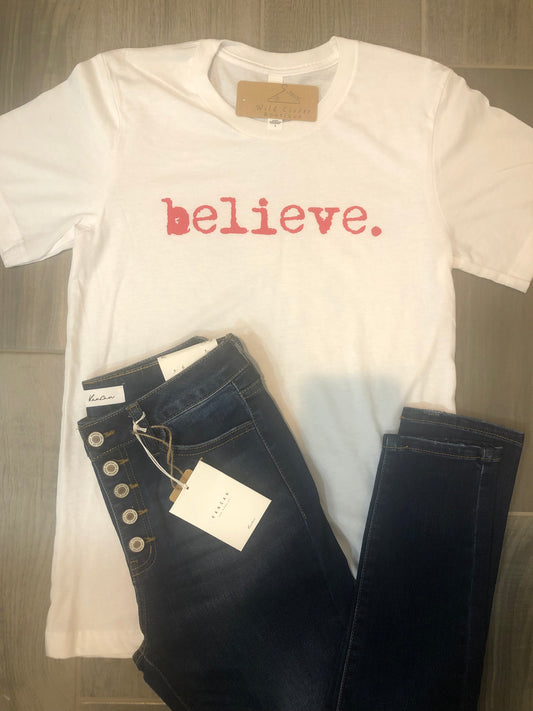 Believe Holiday Tee *FINAL SALE*